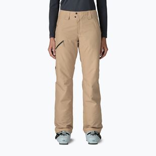 Női sí nadrág Patagonia Insulated Powder Town oar tan női síelőnadrág