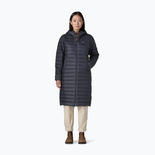 Női pehelydzseki Patagonia Recycled Down Sweater Parka sunken blue