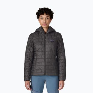 Női Patagonia Nano Puff Hoody fekete