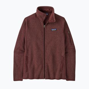 Női Patagonia Better Sweater Fleece trekking pulóver sötét rubin színben