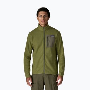 Férfi trekking pulóver Patagonia R1 Air caper green