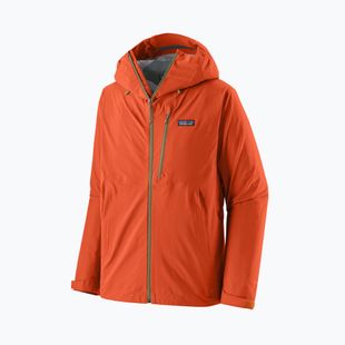 Férfi esőkabát Patagonia Granite Crest Rain coal orange