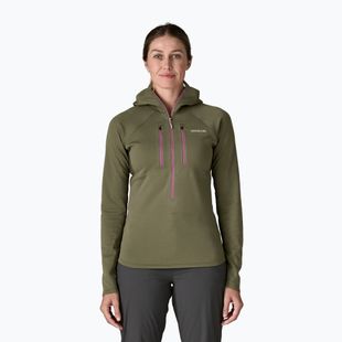 Női pulóver Patagonia R1 Ultralight Hoody basin green