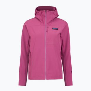 Női softshell dzseki Patagonia R1 CrossStrata Hoody faded magenta