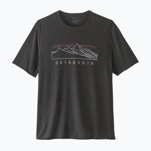 Férfi póló Patagonia Cap Cool Trail Stratapeaks ink black