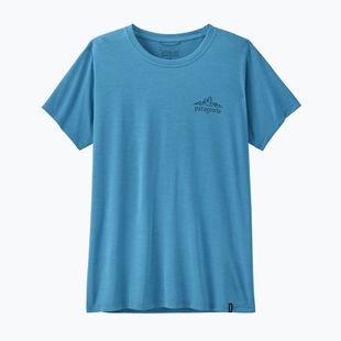 Női póló Patagonia Capilene Cool Daily - Cloud Crag shore blue/light shore blue x-dye