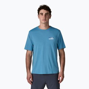 Férfi póló Patagonia Capilene Cool Daily - '73 Skyline shore blue/light shore blue x-dye
