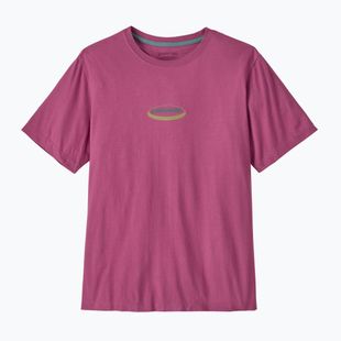 Férfi póló Patagonia '95 Oval Logo faded magenta