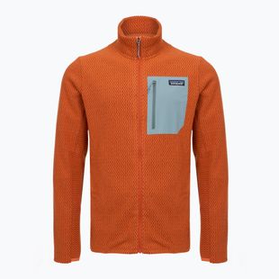 Férfi trekking pulóver Patagonia R1 Air coal orange