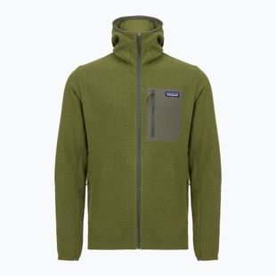 Férfi trekking pulóver Patagonia R1 Air Full Zip Hoody caper green