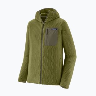 Férfi trekking pulóver Patagonia R1 Air Full Zip Hoody caper green
