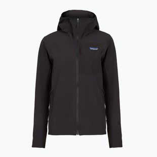Női softshell dzseki Patagonia R1 CrossStrata Hoody black