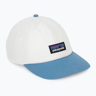 Baseball sapka Patagonia P-6 Label Trad birch white w/shore blue