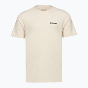Férfi póló Patagonia P-6 Logo undyed natural