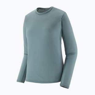 Női Termoaktiv pulóver Patagonia Capilene Lightweight Crew blue sage