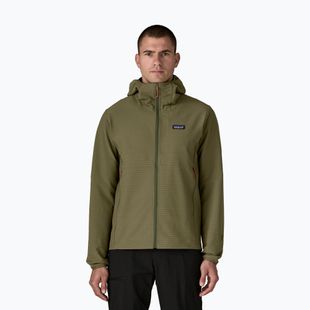 Férfi softshell dzseki Patagonia R1 TechFace Hoody basin green