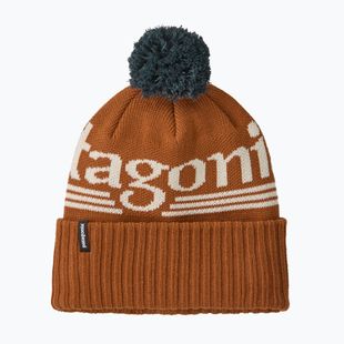 Téli sapka Patagonia Powder Town hut tripper logo: cinnamon brown