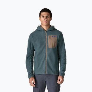 Férfi trekking pulóver Patagonia R1 Air Full-Zip Hoody summit blue