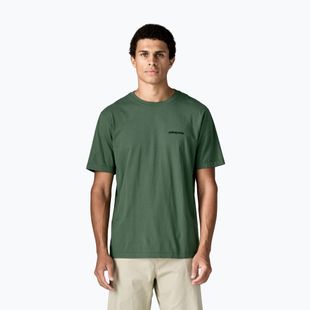 Férfi póló Patagonia P-6 Logo canopy green
