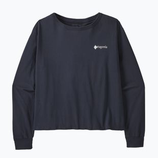 Női hosszú ujjú póló Patagonia Hut Tripper Easy Cut smolder blue