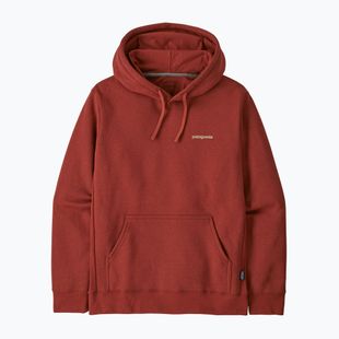 Férfi pulóver Patagonia Boardshort Logo Uprisal Hoody Rusty Red