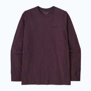 Férfi hosszú ujjú póló Patagonia P-6 Logo Responsibili berry fig