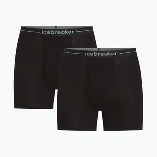 Férfi Termoaktív boxer nadrág Icebreaker Merino 150 Anatomica Boxers wFly 2 Pack black