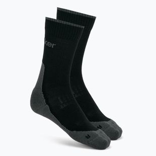 Férfi zokni icebreaker Merino Hike+ Light Crew 2 pairs black/obsidian