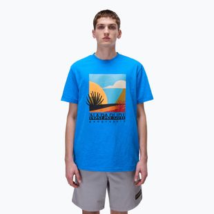 Férfi Napapijri S-Arbia francia kék B2W póló