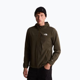 The North Face Nimble Hoodie férfi softshell dzseki 2 new taupe green