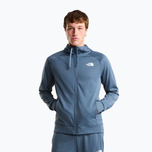 Férfi pulóver The North Face Reaxion 2.0 Hooded Full Zip granite grey dark heather