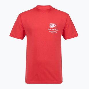 Férfi póló Vans Stacked Hi Tee crimson haze