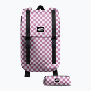Városi hátizsák Vans Utility 18 l checkerboard pink fizz