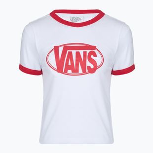 Női póló Vans Center Chest Ringer Tee white