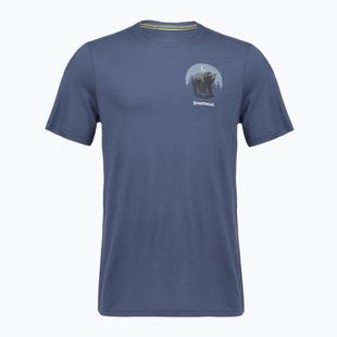 Férfi póló Smartwool Lunar Bear Active SS Graphic Tee nightfall blue