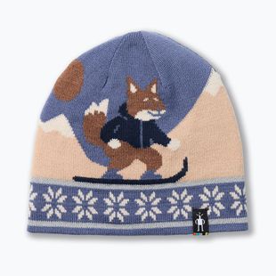 Gyerek téli sapka Smartwool Reversible Art Beanie nightfall blue