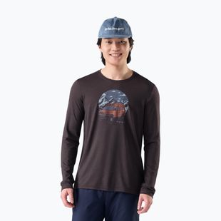 Férfi hosszú ujjú póló Smartwool First Chair Pursuit Active LS mink heather