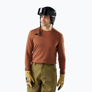 Férfi Termoaktiv pulóver Smartwool Merino 250 Baselayer Crew Boxed burnt sienna