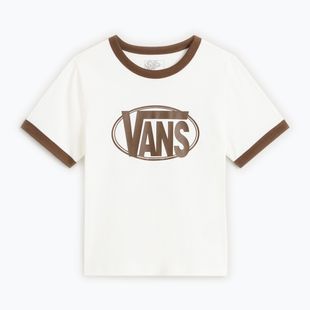Női póló Vans Center Chest Ringer Tee egret