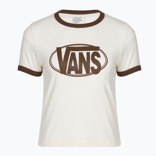 Női póló Vans Center Chest Ringer Tee egret