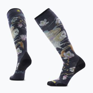 Női sízokni Smartwool Ski Zero Cushion Nightwatcher Prrint OTC black