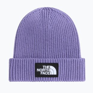 Téli sapka The North Face Logo Box Cuffed grounded plum