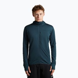 Férfi trekking pulóver Icebreaker Merino 300 Realfleece Descender Zip Hoodie abyss