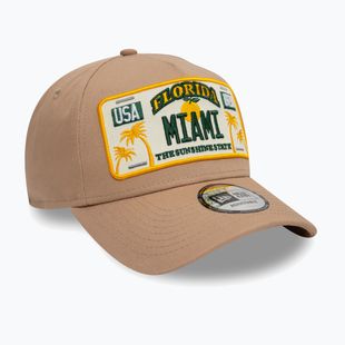New Era rendszámtábla Eframe med bézs baseball sapka
