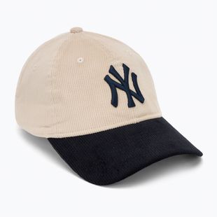 New Era Block Cord 9Twenty New York Yankees baseball sapka világos bézs színben
