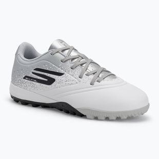 SKECHERS Razor 1.5 Youth Jr TF fehér/ezüst gyermek focicipő