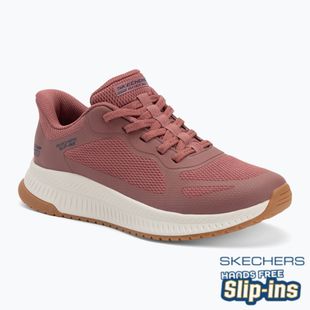 SKECHERS női cipő Bobs Squad 4 Staple Look rose