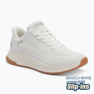 SKECHERS női cipő Bobs Squad 4 Staple Look fehér