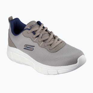 Férfi Skechers Bobs Sport B Flex Icy Edge taupe cipő