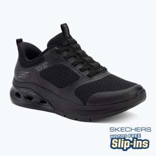 SKECHERS női cipő Bobs Arc Waves 2.0 Now On fekete